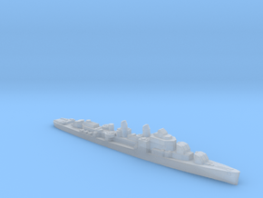 USS Allen M. Sumner destroyer 1944 1:1400 WW2 in Clear Ultra Fine Detail Plastic