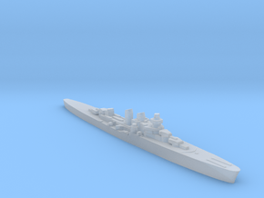 Giuseppe Garibaldi light cruiser 1:1400 WW2 in Clear Ultra Fine Detail Plastic