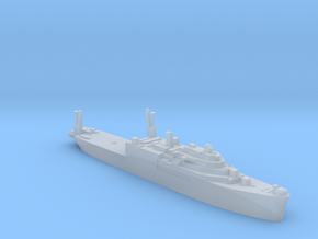 USS Currituck seaplane tender 1:1400 WW2 in Clear Ultra Fine Detail Plastic