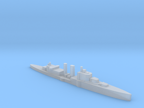 HMS Exeter heavy cruiser 1:5000 WW2 in Clear Ultra Fine Detail Plastic