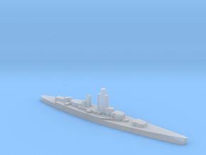 French Dunkerque battleship 1:5000 WW2 in Clear Ultra Fine Detail Plastic