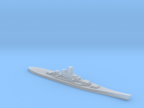 USS Iowa battleship BB-61 1:5000 WW2 in Clear Ultra Fine Detail Plastic