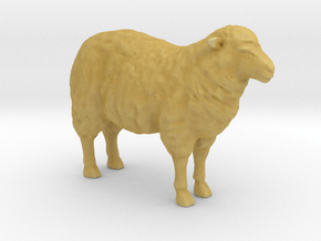 Plastic Sheep v1 1:48-O in Tan Fine Detail Plastic