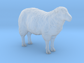 Plastic Sheep v1 1:48-O in Clear Ultra Fine Detail Plastic