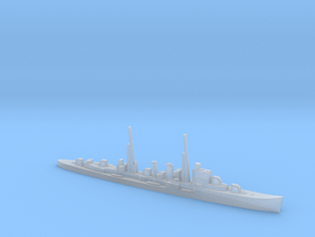 HMS Delhi (masts) cruiser 1:1500 WW2 in Clear Ultra Fine Detail Plastic