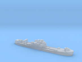 German Sperrbrecher 29 basic hull etc 1:600 WW2 in Clear Ultra Fine Detail Plastic