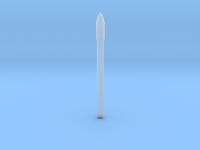 SpaceX Falcon 9 rocket 1:300 in Clear Ultra Fine Detail Plastic