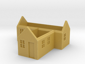 Country cottage wall structure 1:144 in Tan Fine Detail Plastic