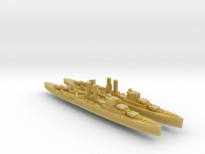 2pk HMS Surrey proposed cruiser 1:2400 WW2 in Tan Fine Detail Plastic
