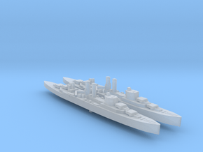 2pk HMS Surrey proposed cruiser 1:2400 WW2 in Clear Ultra Fine Detail Plastic