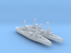 2pk Spanish España battleships 1937 1:2400 in Clear Ultra Fine Detail Plastic