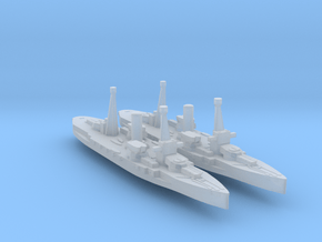 2pk Spanish España battleships 1920 1:1800 in Clear Ultra Fine Detail Plastic