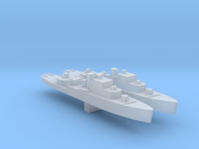 2pk HMS Grimsby class escort sloops 1:2400 WW2 in Clear Ultra Fine Detail Plastic