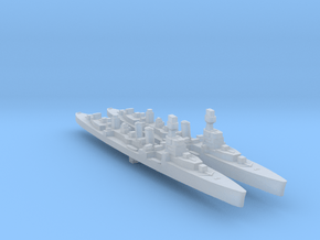 2pk ORP Conrad formerly HMS Danae 1:2400 cruiser in Clear Ultra Fine Detail Plastic