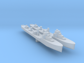 2pk HMS Velox V/W LR escort destroyers 1:2400 WW2 in Clear Ultra Fine Detail Plastic