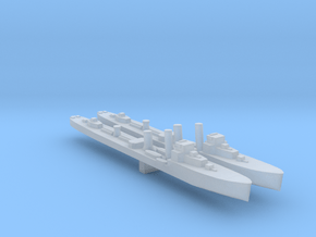 2pk British W class destroyers 1:2400 WW2 in Clear Ultra Fine Detail Plastic