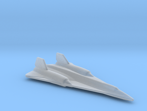 USSF Spacebird spaceplane 1:350 in Clear Ultra Fine Detail Plastic