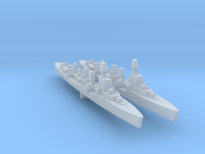 2pk ORP Conrad formerly HMS Danae 1:3000 cruiser in Clear Ultra Fine Detail Plastic