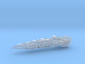 Heavy Cargo Ship - Concept A  in Clear Ultra Fine Detail Plastic