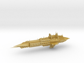 Chaos Heavy Frigate- Imperial Renegade - Concept 2 in Tan Fine Detail Plastic