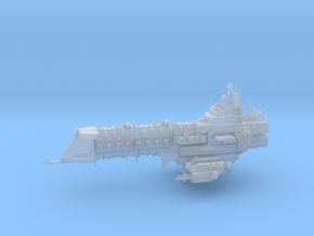 Capital Ship - Concept 2  in Clear Ultra Fine Detail Plastic