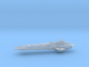 Throne Carrier Long Ship in Clear Ultra Fine Detail Plastic