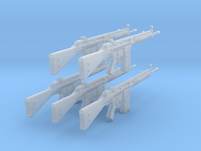 1/18 heckler Koch G3 set in Clear Ultra Fine Detail Plastic