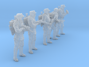 1/56 Antarctic Troops Set101-03 in Clear Ultra Fine Detail Plastic