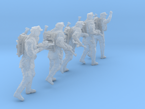 1/56 Antarctic Troops Set102-02 in Clear Ultra Fine Detail Plastic