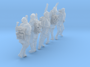 1/56 Antarctic Troops Set105-02 in Clear Ultra Fine Detail Plastic