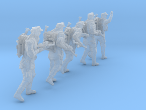 1/48 Antarctic Troops Set102-02 in Clear Ultra Fine Detail Plastic