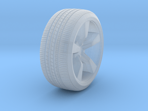 ~ 1/87 Camaro Wheel in Clear Ultra Fine Detail Plastic