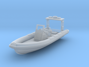 025-complete-rig-v1-boat-hollow (repaired) 5m RHIB in Clear Ultra Fine Detail Plastic