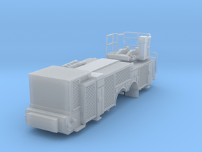 Vehicle-016-rear-section-hollow 1-64 in Clear Ultra Fine Detail Plastic