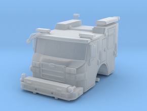 Vehicle-016-cab-hollow 1-64 in Clear Ultra Fine Detail Plastic
