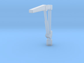 1/87 super pumper crane for rear in Clear Ultra Fine Detail Plastic