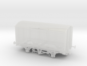 LB&SCR D1433 van (short spring version) 00 gauge in Clear Ultra Fine Detail Plastic