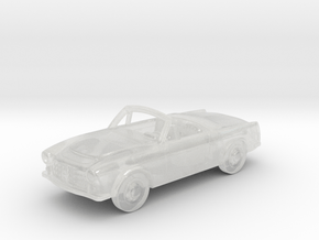 Fiat1500 Spider 1:87HO in Clear Ultra Fine Detail Plastic