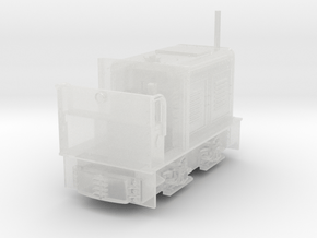 1:72 diesel locomotive "LKM NS 2 Feldbahnlok" in Clear Ultra Fine Detail Plastic