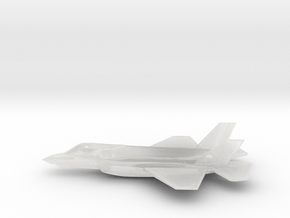 Lockheed Martin F-35A (w/o landing gears) in Clear Ultra Fine Detail Plastic: 6mm