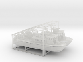 2 X 1/200 PCF Swift Boat in Clear Ultra Fine Detail Plastic