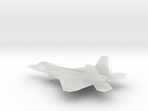 Lockheed Martin F-22 Raptor in Clear Ultra Fine Detail Plastic: 6mm
