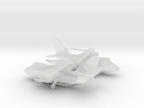 Lockheed S-3A Viking (folded wings) in Clear Ultra Fine Detail Plastic: 1:350