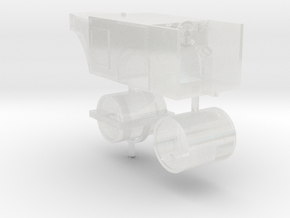 sh3191 - Straßenwalze ohne Verdeck 1:120 TT in Clear Ultra Fine Detail Plastic