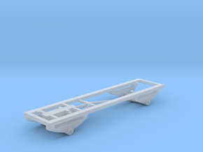 1/64 scale 4x4 Pickup Truck Frame and suspension in Clear Ultra Fine Detail Plastic