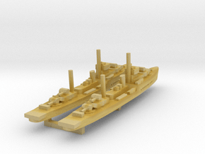 Tachin (Maeklong class Sloop) 1/1800 x2 in Tan Fine Detail Plastic