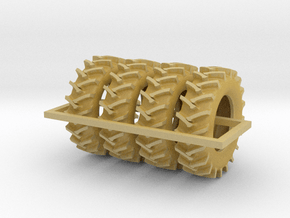 1/64 480/70r34 R2 X 4 tractor tire in Tan Fine Detail Plastic