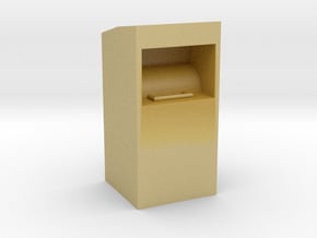 Altkleidercontainer in 1:120 TT in Tan Fine Detail Plastic