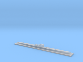 U-505 (1/600) in Clear Ultra Fine Detail Plastic