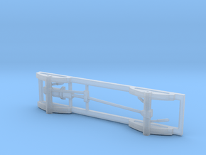 1/87 4x4 Pick Up Truck Frame in Clear Ultra Fine Detail Plastic